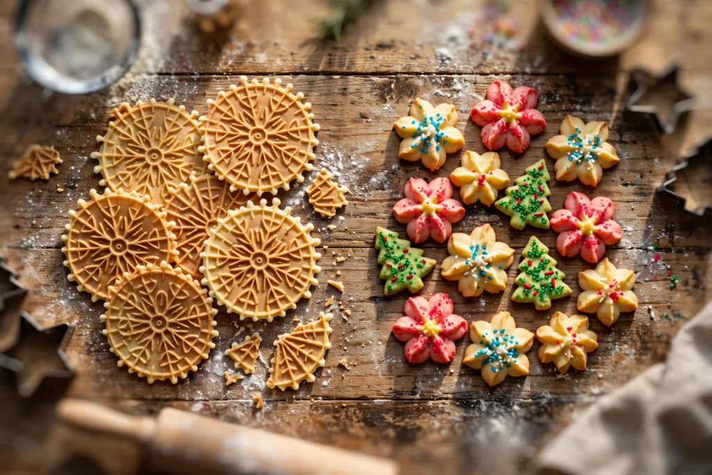 Cookie press vs pizzelle maker comparison